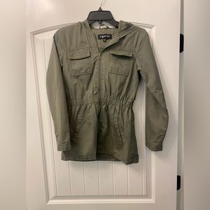 Paper Tee Girls Olive Green Jacket